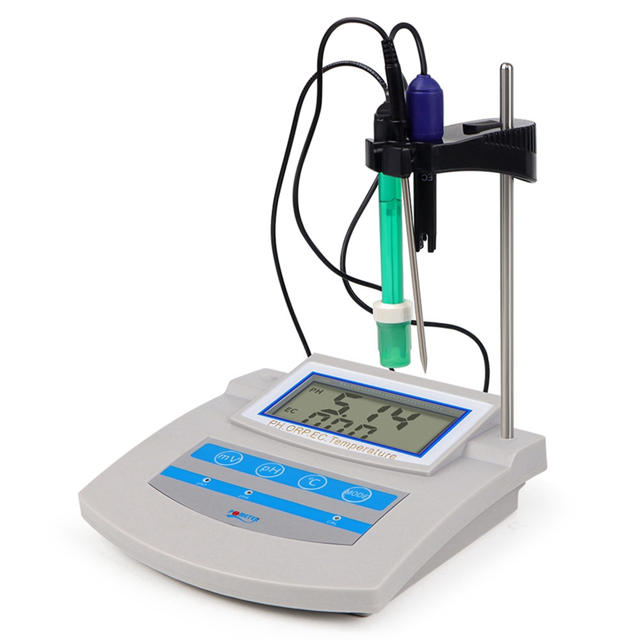 6-in-1 Water Quality Tester PH, TDS, EC, ORP, , Temp Benchtop Analyzer for Lab, Aquarium, Pool, Drinking Water UK Plug,1 * Water tester,White