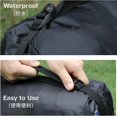 thumbnail image 4 of Saco de dormir de compresión ZHAOCHENG negro grande 45*26*26 impermeable para Camping viaje senderismo, 4 of 5