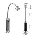 thumbnail image 3 of Lámpara de parrilla portátil Indicación de potencia con base magnética, Brillo plateado Luz de trabajo de flexible Linterna de para Lámpara de 1 pieza DYNWAVEMX Lámpara Barbecue Grill, 3 of 8
