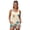 Bohemian Mandala Floral, variant on Butterfly Mushroom Moon Floral Print Tankini Swimsuits for Women Two Piece Tummy Control Athletic Bathing Suits Blouson Top with Sporty Shorts UPF Protection, 3XL
