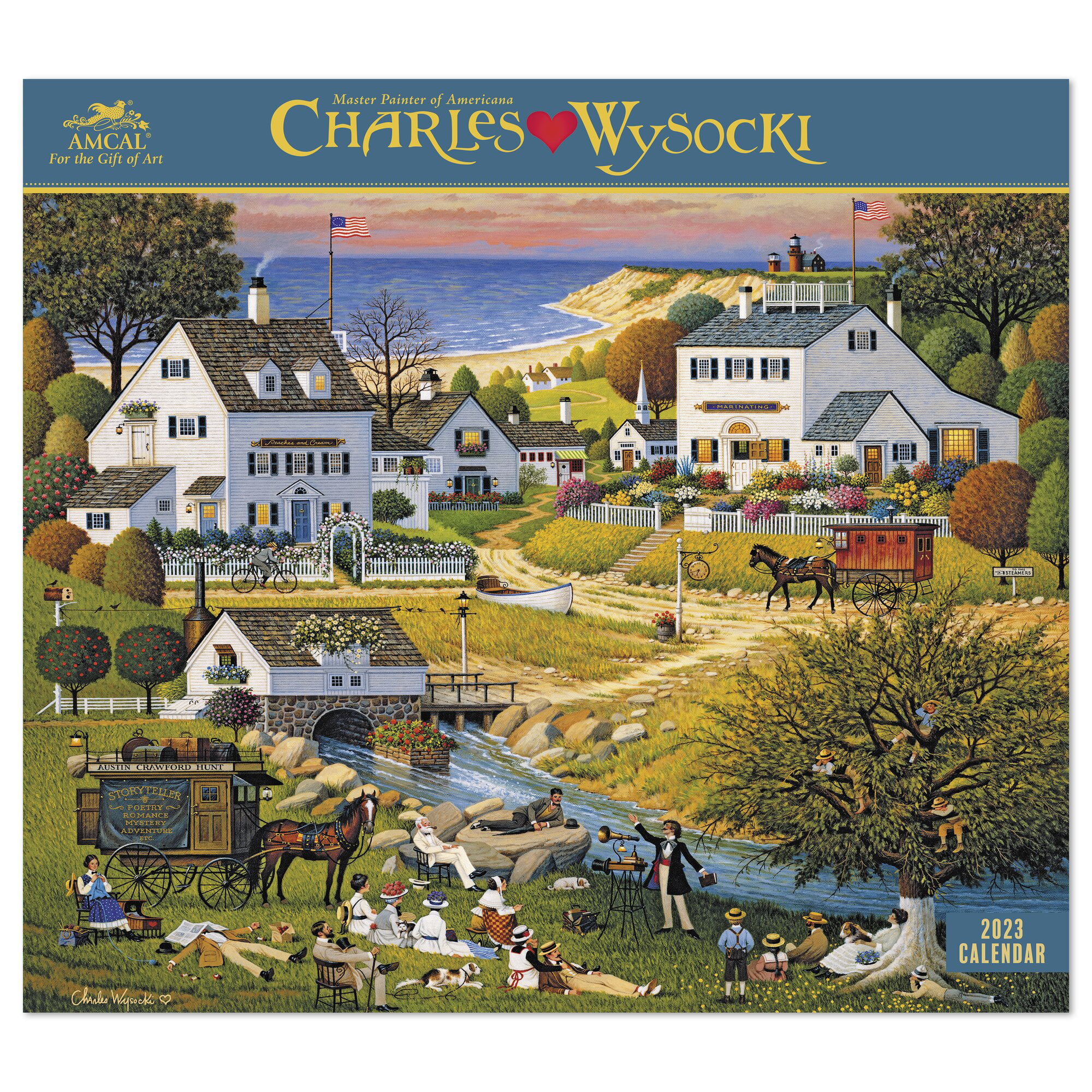 charles-wysocki-2023-monthly-wall-calendar-13-12-x-12-wall-calendars-walmart