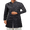 Black, variant on Men's long-sleeve Kurta coat, Indian ethnic royal suit, stand collar, wedding and festive party blazer
