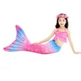 thumbnail image 4 of YuYuBao Kids Girls Swimsuits Tail For Swimming Gradient Fish Scales Print Kids Childrens Swimsuits Tails Summer Beach Swimwear, 10-11 Years, 4 of 4