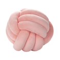 thumbnail image 1 of almohada de bola de nudo,almohada de bola de nudo suave almohada de tiro redondo de terciopelo,Cojín Decoración del hogar Almohada de felpa decorativa,Lanzar almohada anudada para cama Rosa, 1 of 8