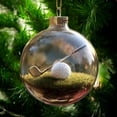 thumbnail image 3 of CYBIBO Lifelike Ball Sports Crystal Glass Ornament, 3D Christmas Glass Ornaments Collection for Xmas Tree, Holiday Decorations Christmas Indoor, Handmade Gifts for Gym Lovers, Golf, 3 of 7