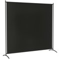 thumbnail image 1 of Outsunny Single Panel Privacy Screen, UV30+ Room Divider, Black, 1 of 10