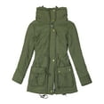thumbnail image 4 of Vedolay Fall Clothes for Women Long Sleeve Top Casual Solid Open Front Jacket 2023 Army Green,2XL, 4 of 4