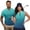 Gradient, variant on Sea Turtle His and Hers Matching Outfits Quarter Zip Collared Shirts for Men Short Sleeve Quick Dry Breathable Casual Golf Tops for Outdoor Sports Vacation Wear Man M