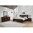 thumbnail image 2 of Jessica 4-piece Eastern King Bedroom Set Cappuccino, 2 of 17