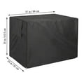 thumbnail image 4 of Dog Crate Cover,Dog Kennel Cover for Medium and Large Dog, Heavy Duty Oxford Fabric,Pet Kennel Cover Anti-UV,Dog Cage Cover with Mesh Window, 4 of 8