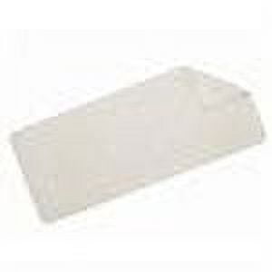 Croydex Medium Rubagrip Natural Rubber Bath Mat in White 29.13 in. x 13.38 in.