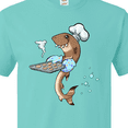 thumbnail image 4 of Inktastic Cute Cookie Cutter Baker Shark with Cookies T-Shirt, 4 of 5