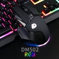 thumbnail image 2 of Adjustable Dm502 Wired Gaming Mouse Csgo/lol/cf Programming Mouse Sports Silent Luminous Mouse Laptops Notebook Accessories black, 2 of 5