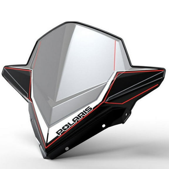 Polaris Snowmobile New OEM Flatland Mid Windshield, Clear, 2880389