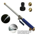 thumbnail image 3 of Car Washing Sprinkler Kit Water Nozzle Washing Sprinkler Machine Tool Vehicle Maintenance High Pressure Sprayer Set Cleaning Fitting Wash Component Blue, 3 of 8
