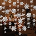 thumbnail image 5 of Paper Snowflakes White Snowflake Ornament Decorations Christmas 3D Hanging Snowflake Garland Winter for Crafts Xmas Party Favors Silver 24PCS, 5 of 8