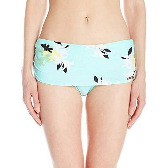 Vince Camuto Women's Banded Bikini Bottom, Aqua Shade, X-Small