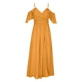 thumbnail image 4 of EGNMCR Robes d'Été Femmes Tendance Robe Décontractée pour Femme Ajustée Plissée Sans Manches Robe Asymétrique à Col Coloré, 4 of 5