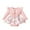 Pink, variant on GYRATEDREAM Newborn Baby Girl Cute Ribbed Romper Dress Infant Ruffle Long Sleeve Flower Print Birthday Party Holiday Princess Dress with Bow Toddler Spring Fall Clothes for 0-18M Pink