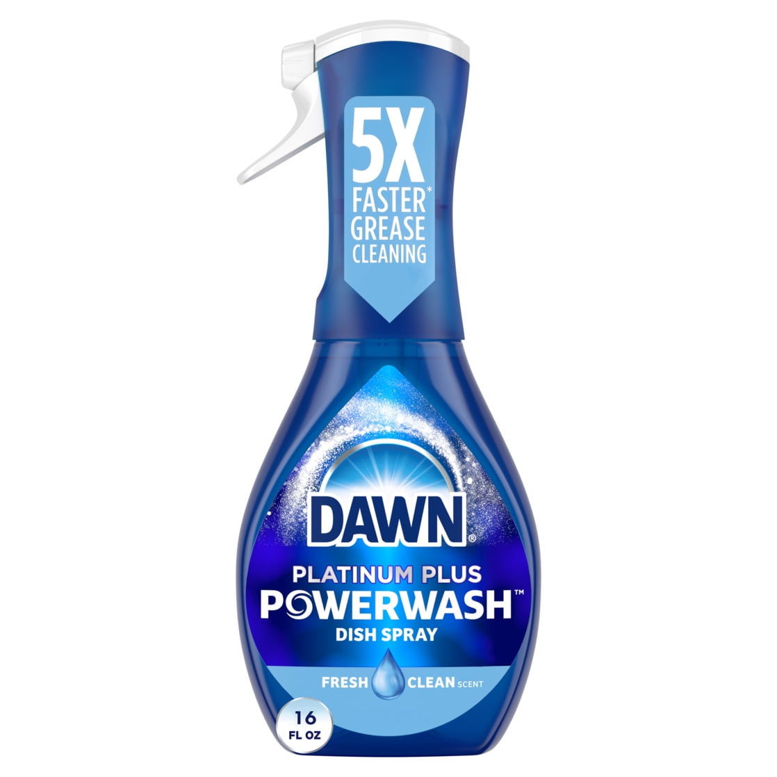Dawn Powerwash Spray, Dish Soap, Dishwashing Liquid, Fresh, 1 Starter Kit, 16 Fl Oz plus Cascade Platinum Plus Dishwasher Pods, Fresh, 57 Count