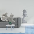 thumbnail image 2 of Estatua de Buda, figura de gato, adorno de resina, escultura de meditación, estante, escritorio, decoración del hogar, ideal para regalar, oficina, es, 2 of 8