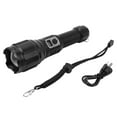 thumbnail image 1 of Linterna superbrillante con pantalla electrónica, resistente al agua, tipo C, carga, linterna LED con zoom para camping, corta distancia, 1 of 14