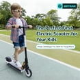 thumbnail image 2 of Gotrax GKSMlNl Electric Scooter for Kids Ages 6-12 with 6"Solid Tires, Thumb Control Easy to Ride, Black, 2 of 10