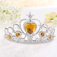 thumbnail image 2 of Diadema con coronas elegantes Qarigey Amarillo Accesorio para el cabello, 2 of 5