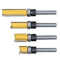 thumbnail image 3 of Roulement Affleurant, Affûte Argent Jaune 4 Pcs Poignée Ronde 1/4 Po Tige pour Menuiserie, 3 of 8