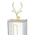 thumbnail image 6 of Wall Mounted Tissue Box Holder Tissue Dispenser Box Cover Desktop Table Facial Tissue Box Tissue Storage Box for Bedroom Night Stand Kitchen Transparent Elk, 6 of 7