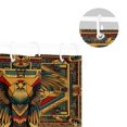 thumbnail image 5 of Yayeee Shower Curtain with Hooks 72"x72" Waterproof Fabric Bathroom Hanging Decor, Retro Abstract Eagle, 5 of 5