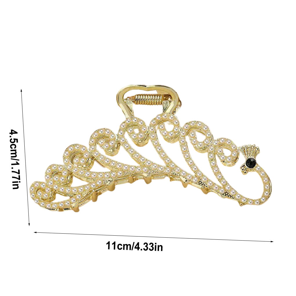 Women Hair Claw Sparkling Personalized Zinc Decoration; This kind of Alloy  Girls Clip Fashion Stylish Wedding Party Mother Wife Clamp Accessory Pearl  | Walmart Canada