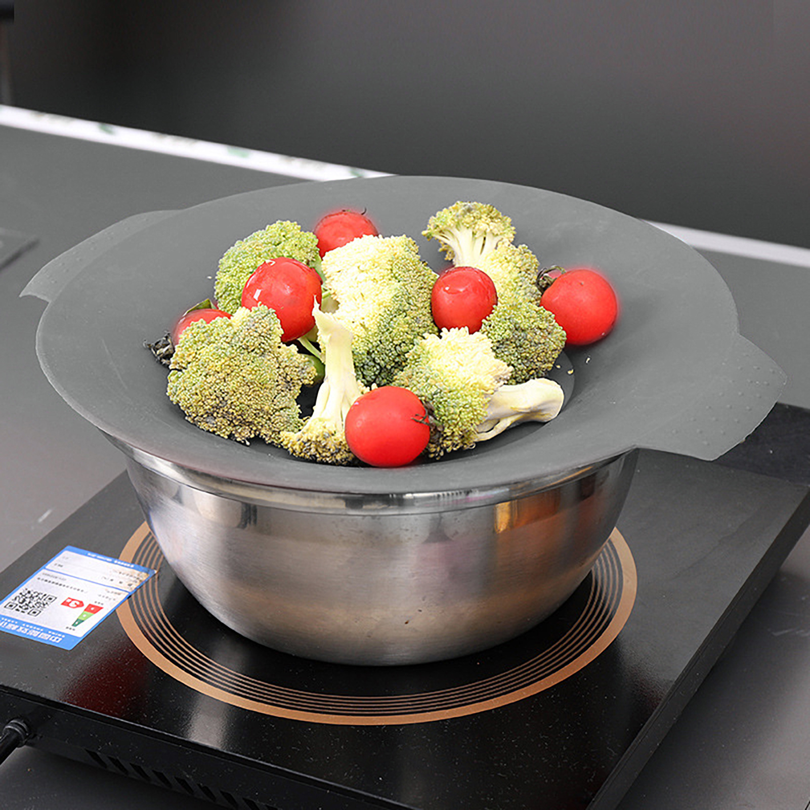 Couvercle Anti-Déversement En Silicone 26 Cm - Protection Éclaboussures Résistante à La Chaleur Pour Casseroles Et Poêles
