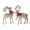 Champagne, variant on CoudarTitie 2 Pieces Christmas Reindeer Statues Sculptures for Bookcase Cabinet Tabletop Red