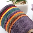 thumbnail image 3 of 4 rollos de cuerdas de conexión de 1 m, bandas elásticas de goma, cuerdas de repuesto, hebilla metálica, cordones elásticos para accesorios de Traveler Notebook (negro), 3 of 7