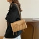 thumbnail image 4 of Bolso Hobo para Mujer PU Cuero Color Sólido Viajes Compras, 4 of 9