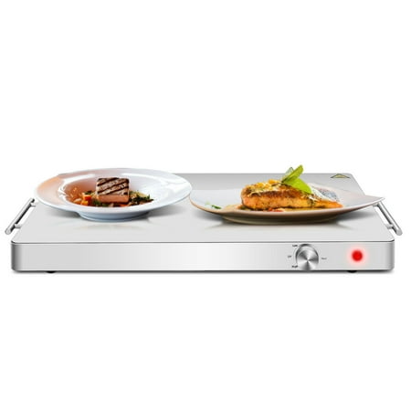 Costway Electric Warming Tray Food Dish Warmer Stainless Steel Hot Plate Buffet (Best Electric Warming Tray)