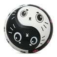 thumbnail image 1 of Kuangmi High Bounce PU Leather Basketball with Cute Cat Prints, Size 7 (29.5"),KMbb621, 1 of 7