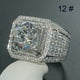 thumbnail image 1 of Anillos para mujer, regalos para mujeres, hombres, joyería de moda, accesorios, anillo blanco natural Di, 1 of 3