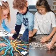 thumbnail image 4 of 1000pcs Kids Jigsaw Puzzles Clear Patterns Round Shape Hands On Ability Training Educational Toy, 4 of 4