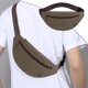 thumbnail image 1 of Casual Canvas Waist Bag For Men Multi Pocket Adjustable Strap Crossbody Sling Bag Lightweight Chest Pack For Daily Commute Travel Work And Outdoor Use, 1 of 6