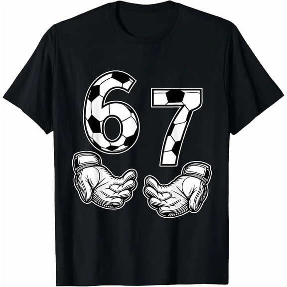 Soccer 67 Six Seven Costume Soccer Lovers T-Shirt