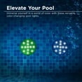 thumbnail image 6 of (2 pack) Merkury Innovations 4 Pack RGB Submersible Puck Lights with 21 Key Remote Control - Waterproof Pool Lights, 6 of 7