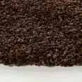 thumbnail image 4 of SAFAVIEH California Plush Solid Shag Area Rug, Brown, 8'6" x 8'6" Round - Large - Modern Design, Brown, Non-Shedding & Easy Cleaning, Ultra Plush Thick Pile, Ideal for Living Room, Bedroom, 4 of 13