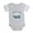 Heather Gray, variant on CafePress - FIN Flying Hippo - Cute Infant Baby Football Bodysuit