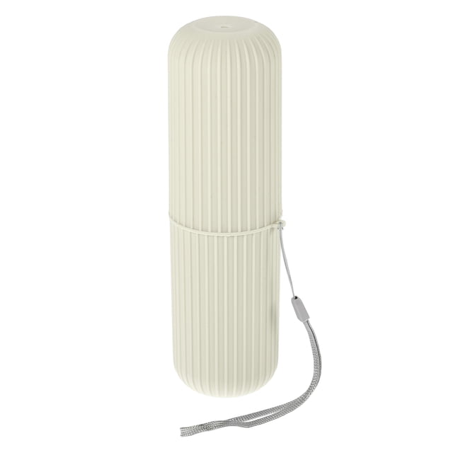 piezas, estuches organizadores portátiles para cepillos de dientes, plástico, estuche para cepillos de dientes de viaje, negocios de viaje, blanco, 7.60 "x2.44" x2.24 "