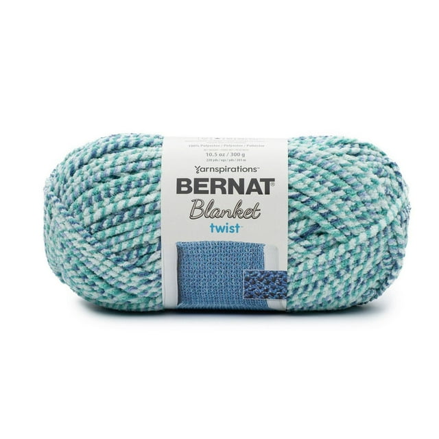 Bernat® Fil Couverture Twist™, Polyester #6 Super Volumineux, 10,5oz/300g, 220 Yards