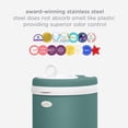 thumbnail image 6 of Ubbi Odor Locking Steel Diaper Pail, Baby Registry Must-Have, Open Water, 6 of 11