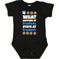 thumbnail image 3 of Inktastic What Happens at Grandma's Boys or Girls Baby Bodysuit, 3 of 5