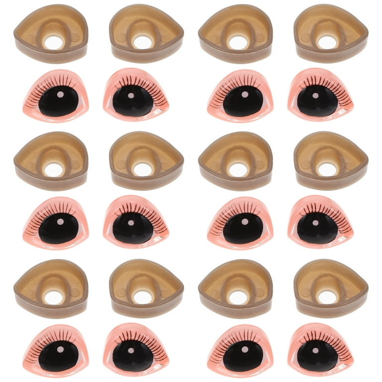 20pcs Creative DIY Doll Eyes Fake Eyes DIY Supplies Exquisite Plush Toy Eyes, Size: 2.5x2.4x2cm